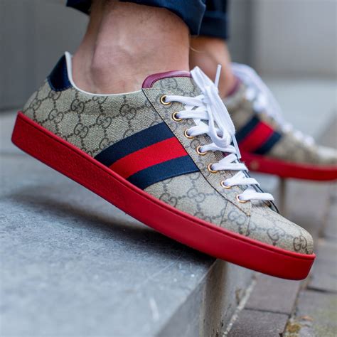 ace leather sneaker gucci review|gucci ace gg suede sneakers.